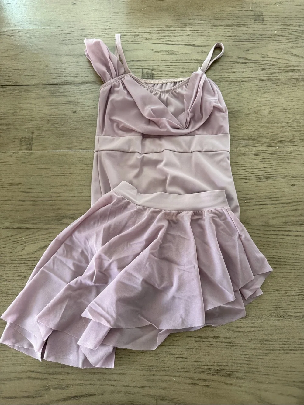 Girls' Ballet Dance Dress Set in Light Pink